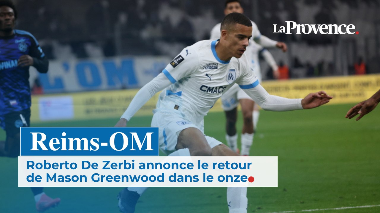 "Mason Greenwood ? "Samedi à Reims, il jouera", annonce Roberto De Zerbi