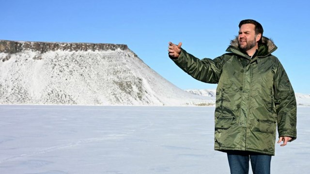Vance deja claro durante su visita a Groenlandia que Trump está realmente interesado en él