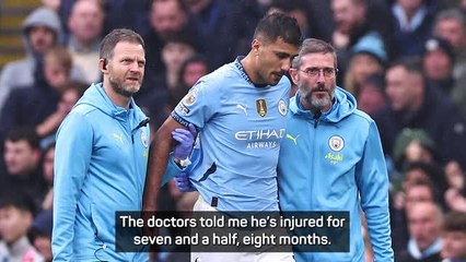 Guardiola calls for caution over Rodri's return