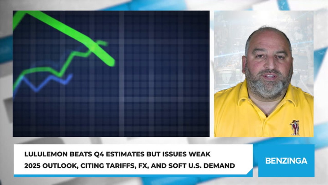 Lululemon Beats Q4 Estimates But Issues Weak 2025 Outlook, Citing Tariffs, FX, and Soft U.S. Demand