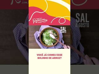 COMO FAZER BOLINHO DE ARROZ FRITO | RECEITINHAS