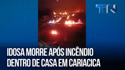 Idosa morre após incêndio em Cariacica