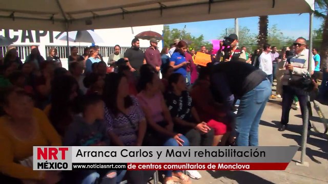 Arranca Carlos y Mavi rehabilitación de centros comunitarios de Monclova
