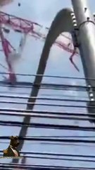 A crane operator on one of the skyscrapers in Thailand didn’t make it.