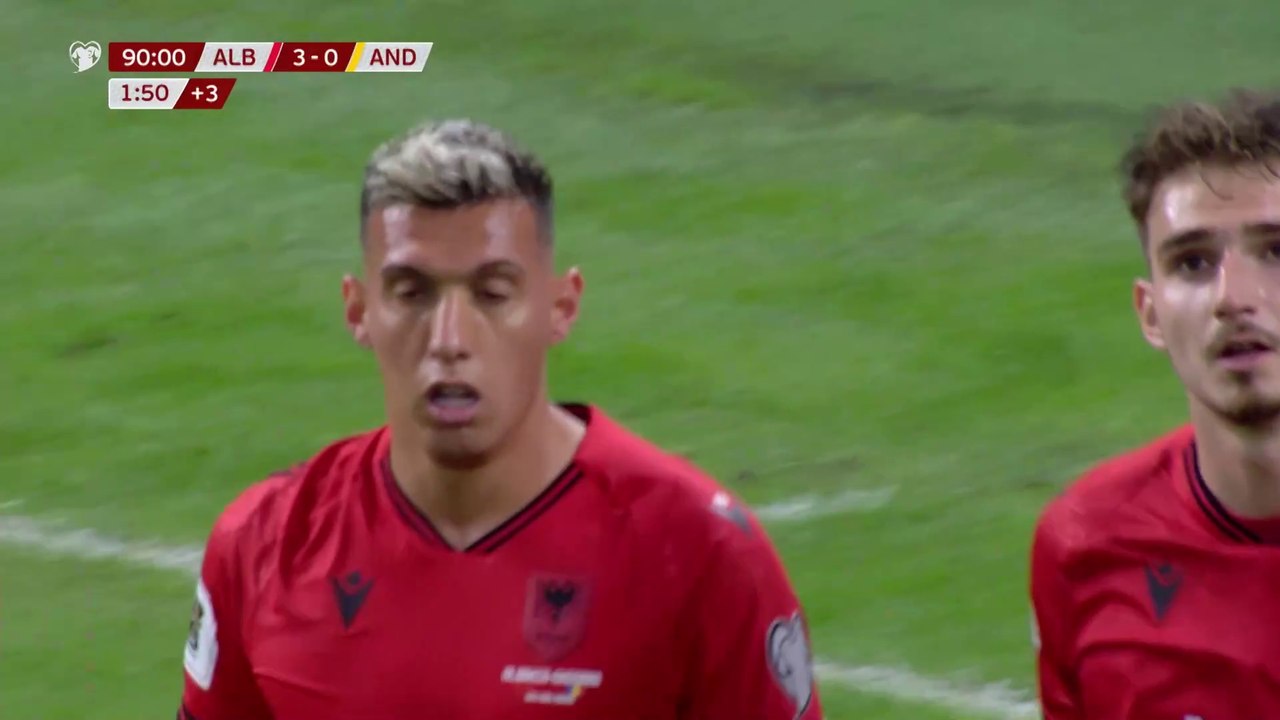 Gooool i Myrto Uzunit kundër Andorrës/ Shqipëri 3 - 0 Andorra (FIFA World Cup 2026 - UEFA European Qualifiers)