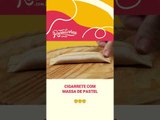 RECEITA DE CIGARRETE COM MASSA DE PASTEL | RECEITINHAS