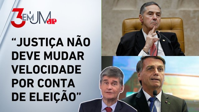 “Está equivocado”, diz Piperno sobre Barroso querer julgar Bolsonaro antes do calendário eleitoral