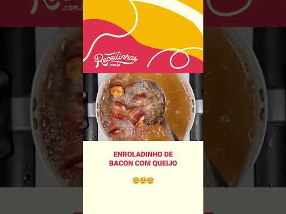 PETISCO CASEIRO COM QUEIJO E BACON FÁCIL DE FAZER | RECEITINHAS