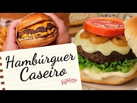 HAMBÚRGUER ARTESANAL CASEIRO DE CARNE (FRALDINHA E ALCATRA) | RECEITINHAS