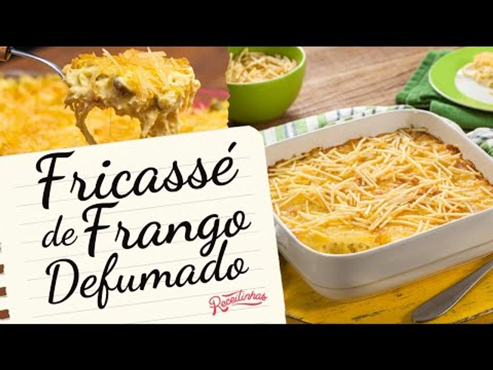 FRICASSÉ DE FRANGO DEFUMADO (RECEITA MUITO FÁCIL E RÁPIDA DE FAZER) | RECEITINHAS