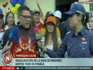 Caracas | Autoridades inauguran nueva Base de Misiones en la pquia. Coche