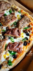 🍕🔥 Best Beef Pizza in the World – A Meat Lover’s Dream! 🥩🧀 #BestBeefPizza #UltimatePizza #PizzaLovers