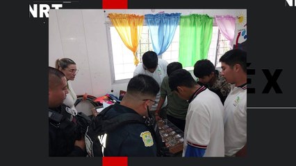 Imparte Policía Coahuila pláticas de seguridad a alumnos de EMSad en Escobedo