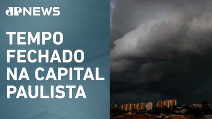Forte chuva com raios atinge a Grande São Paulo