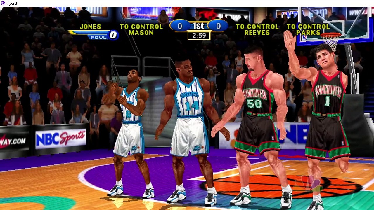 NBA Showtime NBA ON NBC (Dreamcast) Gameplay
