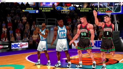 NBA Showtime NBA ON NBC (Dreamcast) Gameplay