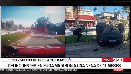 🔴 DELINCUENTES EN FUGA MATARON A UNA NENA DE 11 MESES