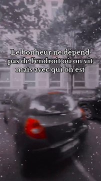 Le bonheur ne dépend pas de l'endroit où on vit mais avec qui on est #motivation #conseils #inspiration #success #citation #proverbe #conseil