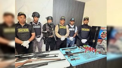 Autoridades ocupan armas de fuego en Barahona