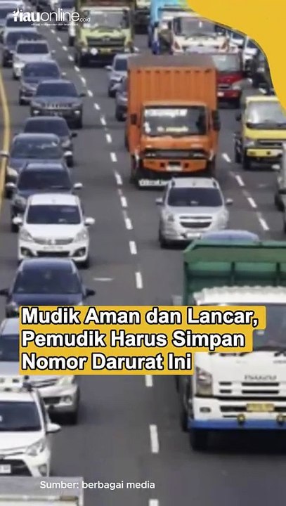 Mudik Aman dan Lancar, Pemudik Harus Simpan Nomor Darurat Ini