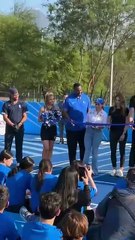 Adrián de la Garza entrega obra en Ciudad Deportiva en colaboración con Softtec y Mavericks de Dallas