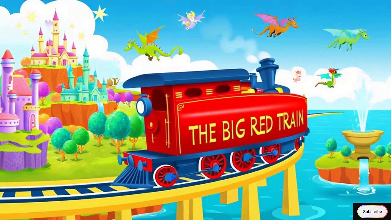 🚂 The Big Red Train 🚆 - Fun Kids Song | Sing & Travel Through Magical ...