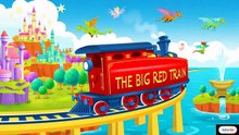 🚂 The Big Red Train 🚆 - Fun Kids Song | Sing & Travel Through Magical Lands!