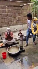 Grandpa Reaction to a Fake King Cobra Snake Prank 02