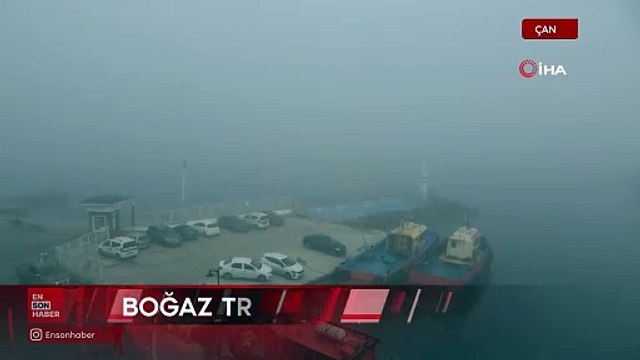 Çanakkale Boğazı sis nedeniyle transit gemi geçişlerine kapatıldı