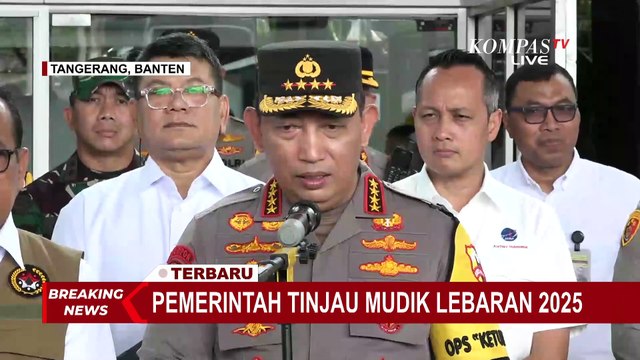 [FULL] Keterangan Kapolri-Menteri Tinjau Situasi Mudik Bandara Soekarno-Hatta, Sabtu 29 Maret 2025
