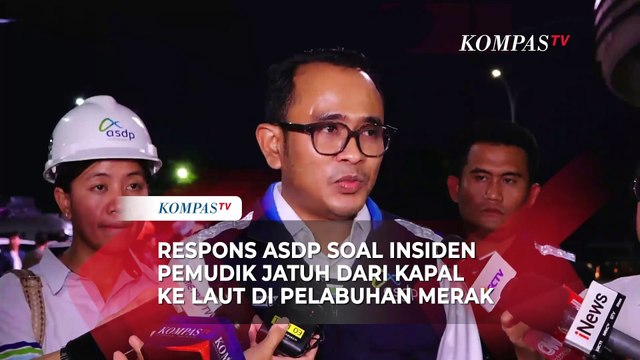 Pemudik Jatuh dari Kapal ke Laut di Pelabuhan Merak, Ini Respons Dirut ASDP
