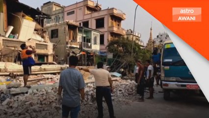 Korban akibat gempa bumi di Myanmar melepasi 1,000 mangsa