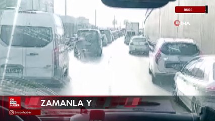 Bursa'da sürücüler, fermuar sistemini başarıyla uyguladı