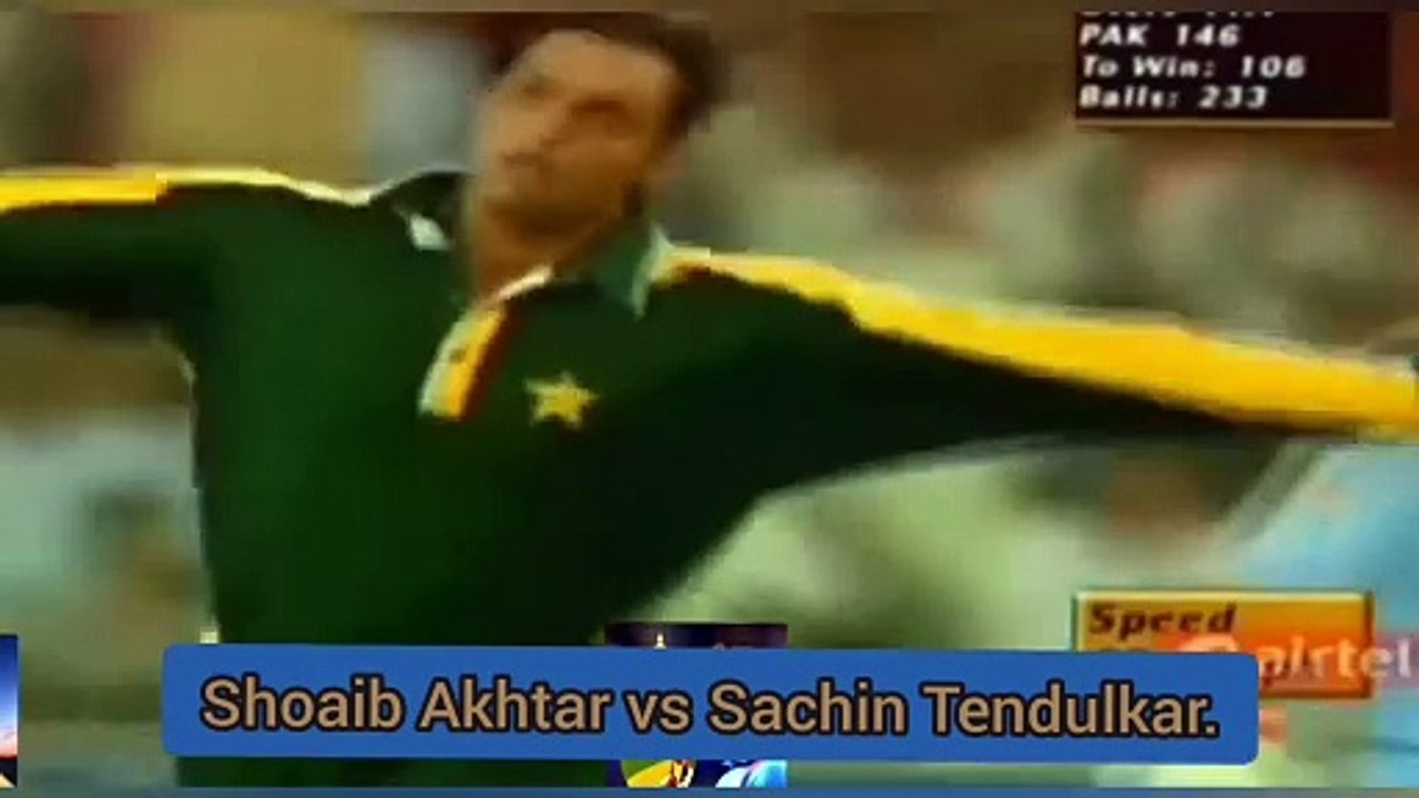SHOAIB AKHTAR OUT SACHIN TENDULKAR 8 TIMES.