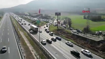 Bayram trafiği her geçen saat artıyor