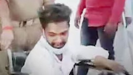 Auraiya Case केस में 2 आरोपियों का एनकाउंटर, व्हीलचेयर पर दिखे बदमाश