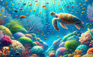 Les petits poissons dans l’eau nagent nagent nagent! Comptine bébé