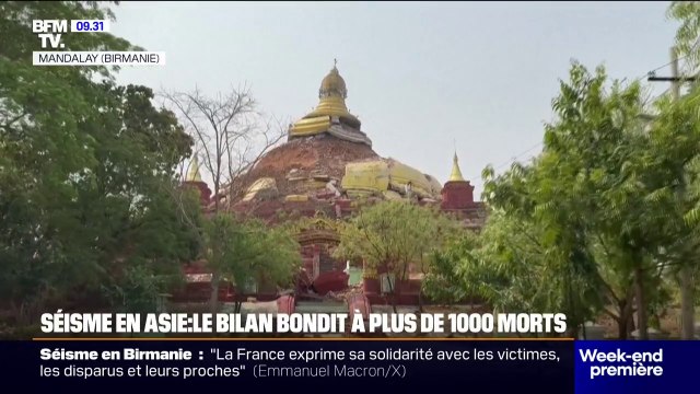Séisme en Birmanie: dans la deuxième ville du pays, à Mandalay, les secours cherchent activement des survivants