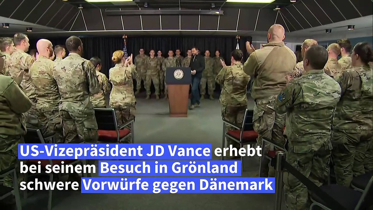 Vance: Dänemark hat Grönland vernachlässigt