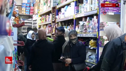 Bayburt'ta bayram yoğunluğu tatilcilerin de akınıyla iki katına çıktı