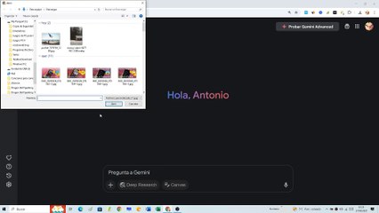 📄👈📷 Como PEDIRLE a GOOGLE GEMINI que nos DESCRIBA una IMAGEN FÁCIL y RÁPIDO