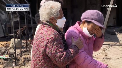 잿빛 세상으로 변했다…“산불로 전 재산 잃어”