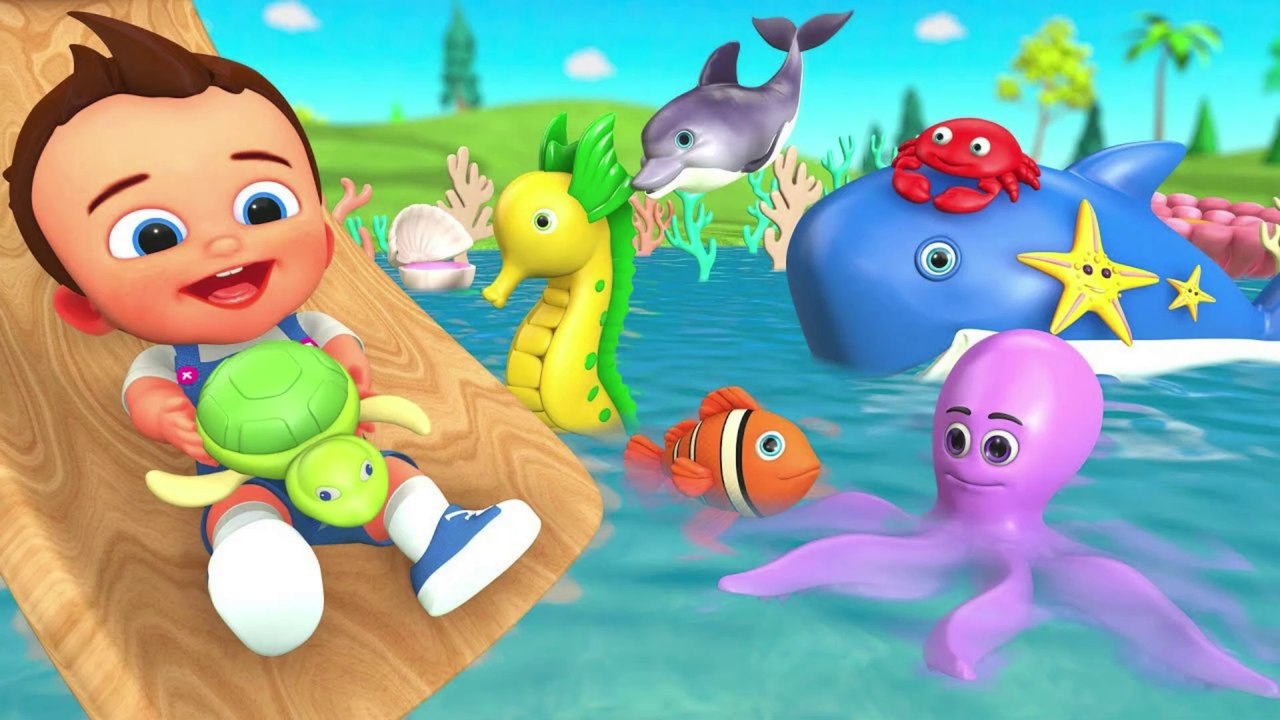 🐠 Educational Fun for Kids! 🎨 Learn Aquatic Animals, Colors, Shapes & Numbers with Puzzles! 🧩