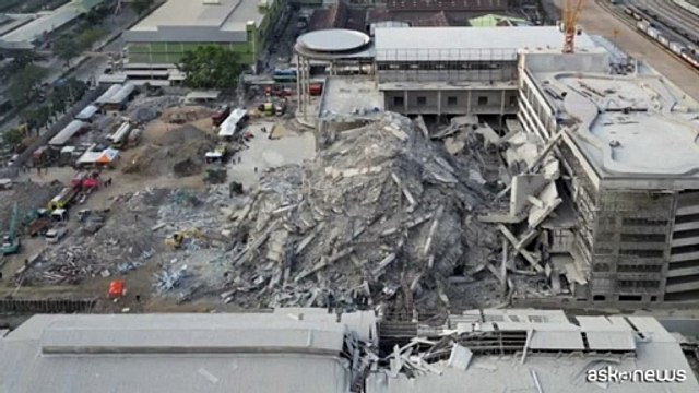 Sisma Myanmar, le immagini aeree del grattacielo crollato a Bangkok