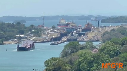 ALMA Class Globe 580 / 2025 - fleet style of Going Over Panama Canal  A first for an around the world yacht race