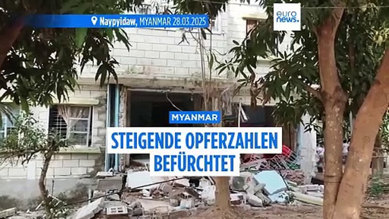 Myanmar: Bereits mehr als 1.000 Tote nach Erdbeben