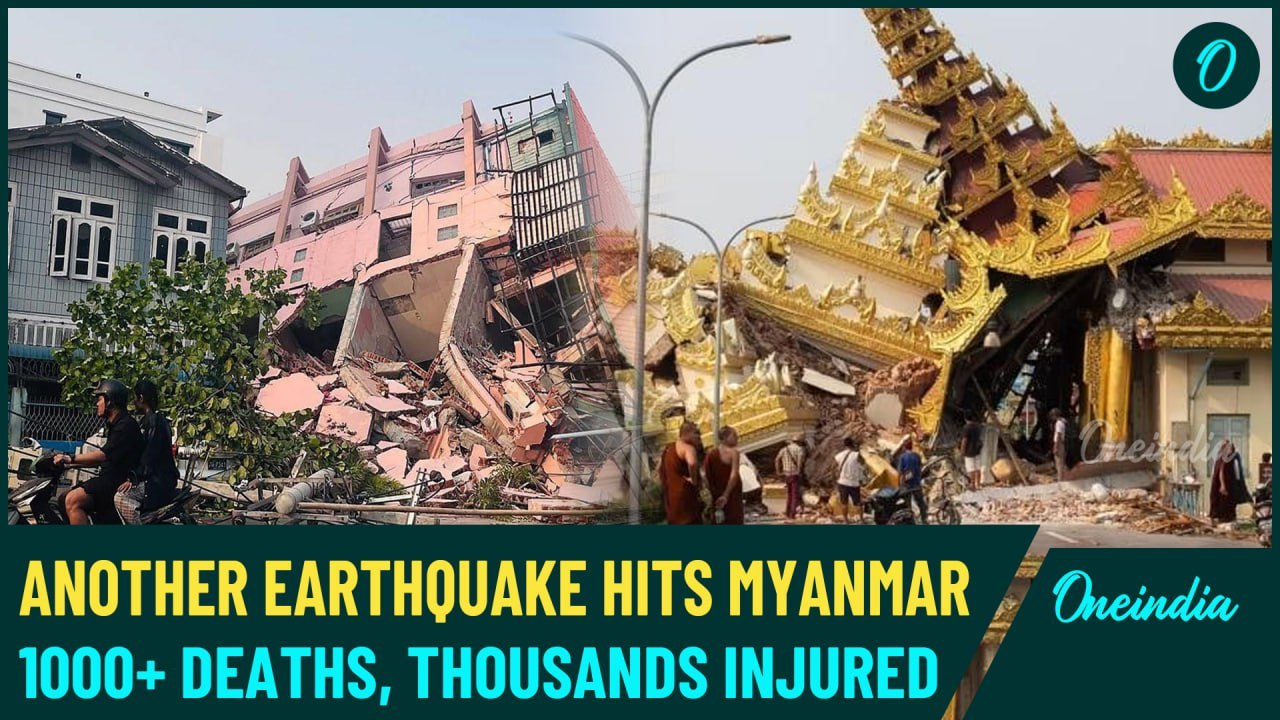 Myanmar Earthquake BREAKING: 5.1 Magnitude Quake in Myanmar, Hours After Deadly 7.7-Magnitude Quake