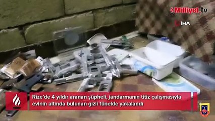 4 yıl tüm hazırlığı bu an için yaptı, başaramadı! Çamaşır makinesinin altında suç tüneli