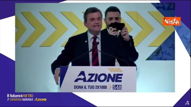 Calenda al congresso di Azione: «L'unico modo per avere a che fare con il Movimento 5 Stelle è cancellarlo»
