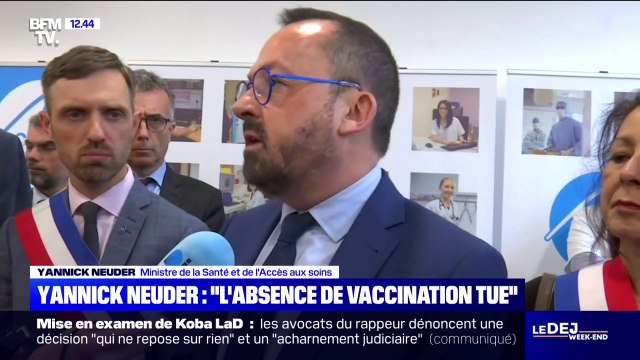 Rougeole: La vaccination protège et l'absence de vaccination tue , rappelle Yannick Neuder, ministre de la Santé